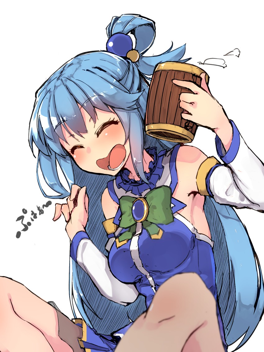 aqua (kono subarashii sekai ni shukufuku wo!) drawn by thomas_(aoakumasan)