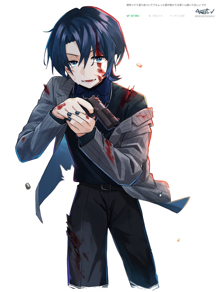 hiodoshi ao (hololive and 1 more) drawn by westlee_ar