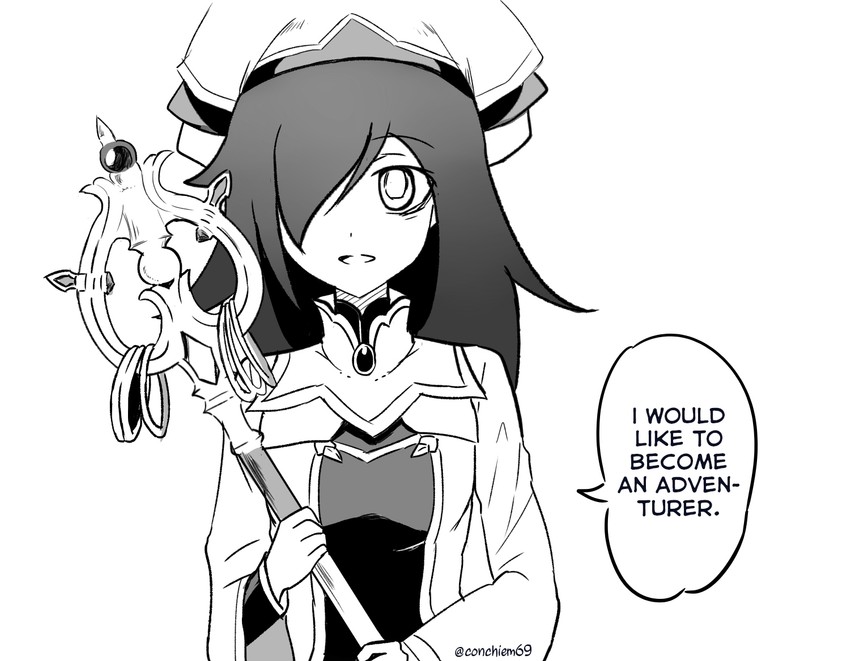 kuroki tomoko and priestess (watashi ga motenai no wa dou kangaetemo omaera ga warui! and 1 more) drawn by chiem
