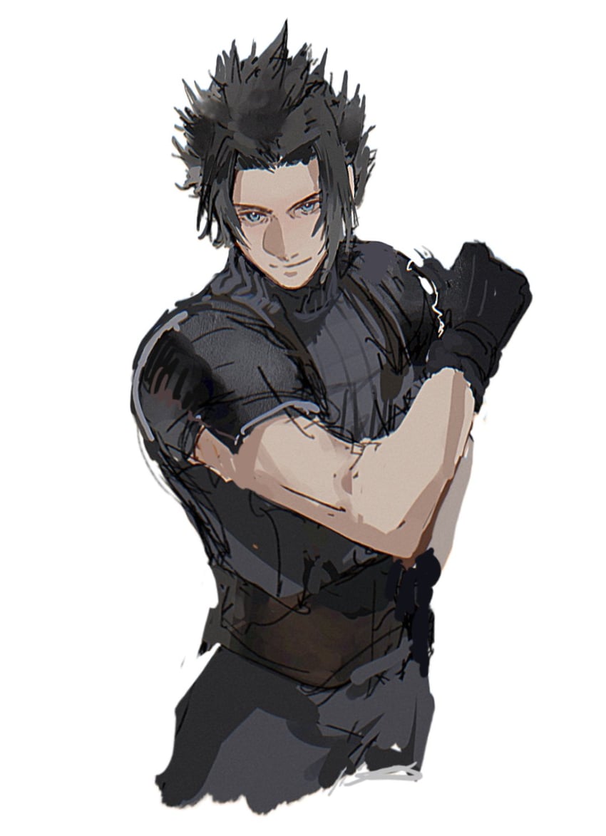 zack fair (final fantasy and 2 more) drawn by xiao_dao_(kojimarie)