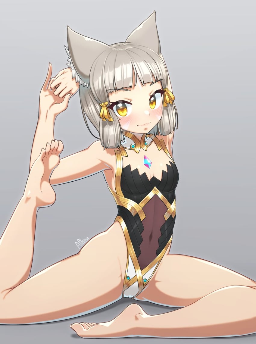 nia (xenoblade chronicles and 1 more) drawn by alten