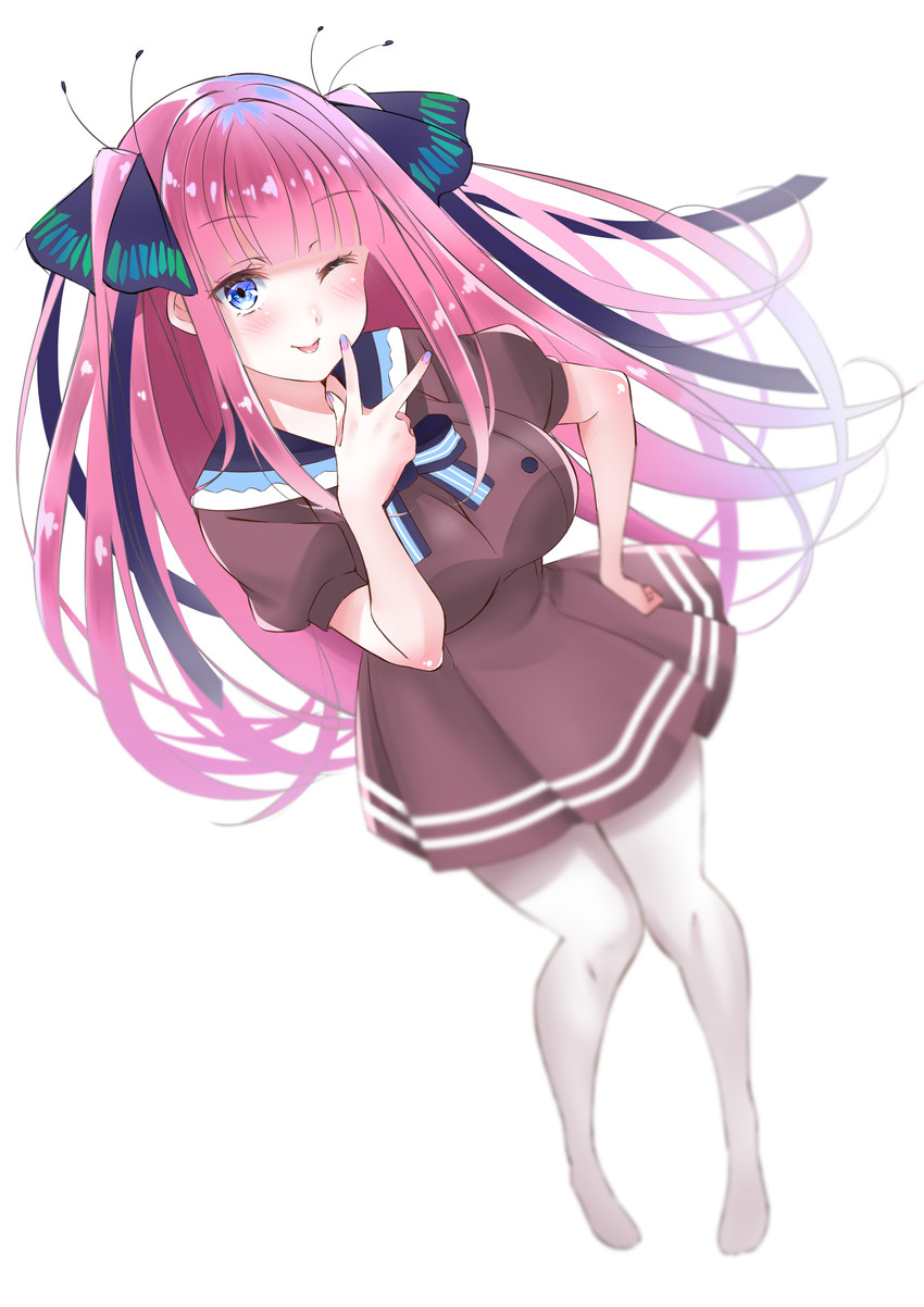 nakano nino (go-toubun no hanayome) drawn by hanakuma_mano