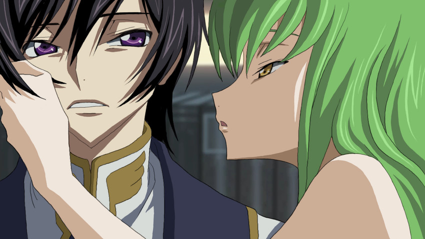 c.c. and lelouch vi britannia (code geass) drawn by llszsz