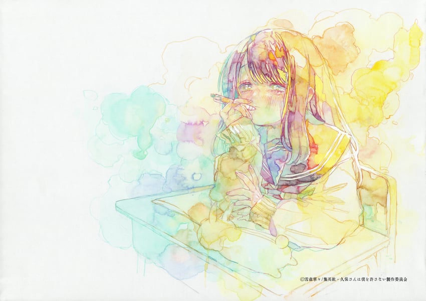 kubo nagisa (kubo-san wa mob wo yurusanai) drawn by oka_yuuri