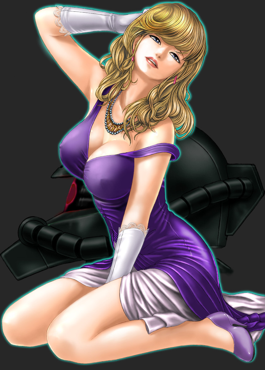 zaku ii, zaku ii f/j, and icelina eschonbach (gundam and 1 more) drawn by toten_(der_fuhrer)