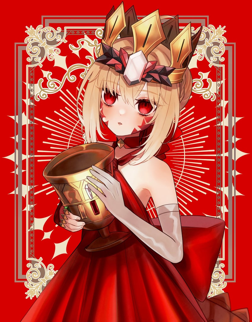 nero claudius and queen draco (fate and 1 more) drawn by noa_pisces