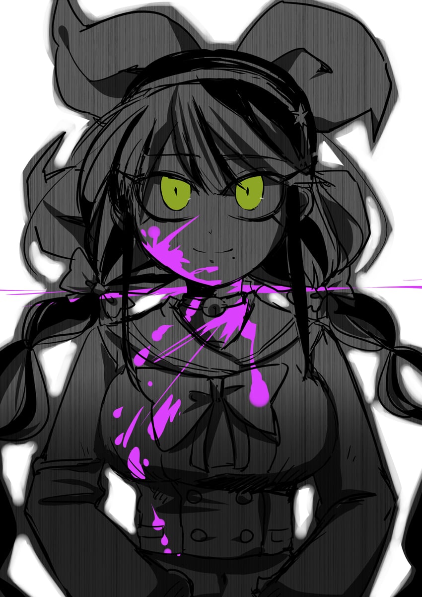 chabashira tenko (danganronpa and 1 more) drawn by scythe-of-petals