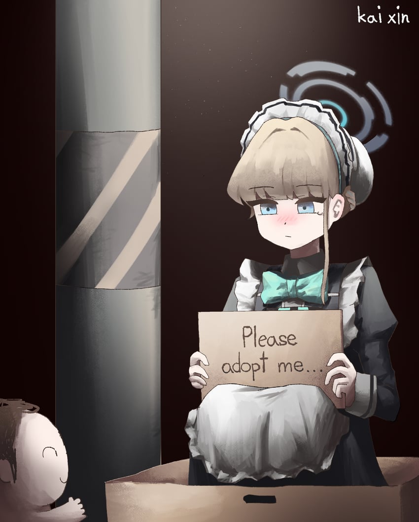 sensei, doodle sensei, and toki (blue archive) drawn by kai_xin