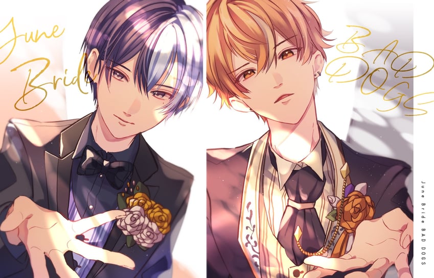 shinonome akito and aoyagi touya (project sekai) drawn by risu_(ktc_123)