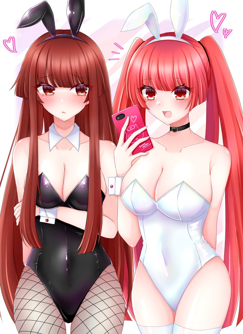 kureha and konoha (bemani and 1 more) drawn by otachi_a