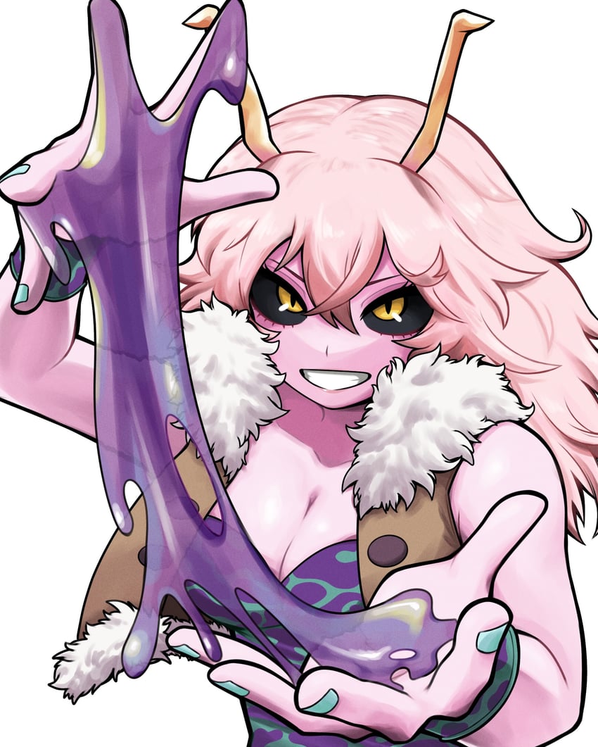 ashido mina (boku no hero academia) drawn by hiro_illust11