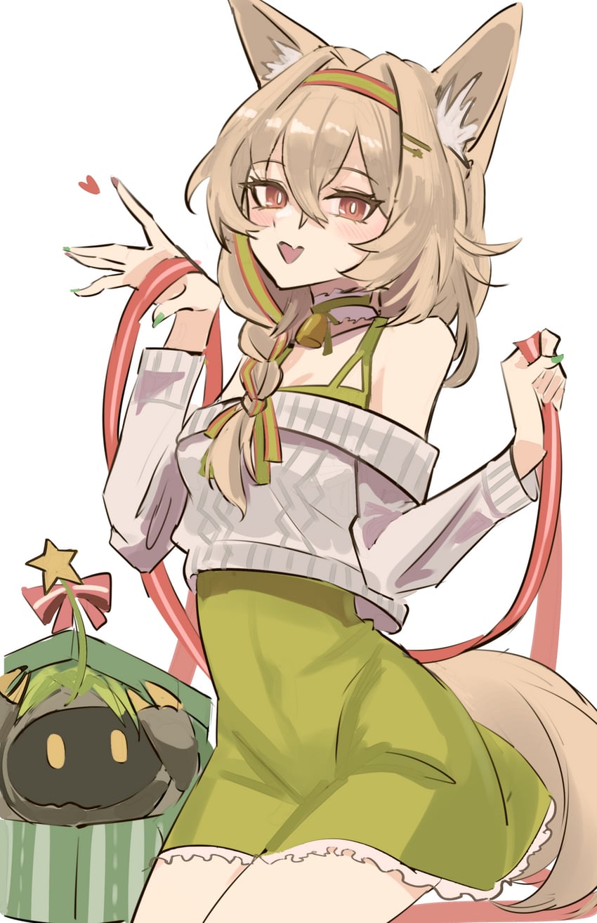 beanstalk and domesticated metal crab (arknights) drawn by shino_duka