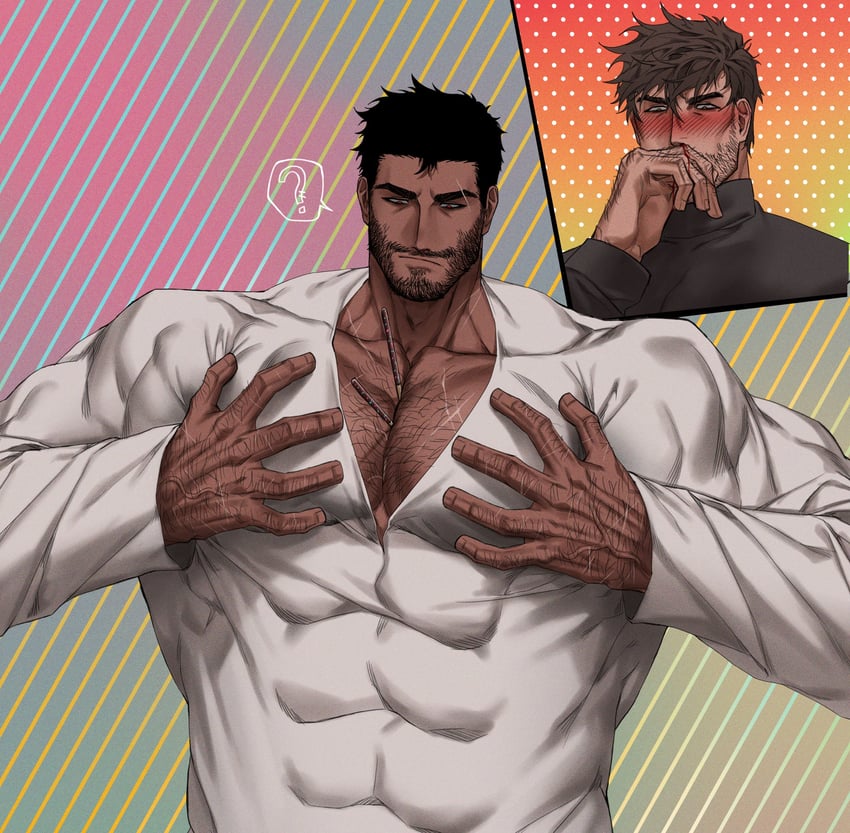 sam and pietro wilson (scp foundation) drawn by dobek_k