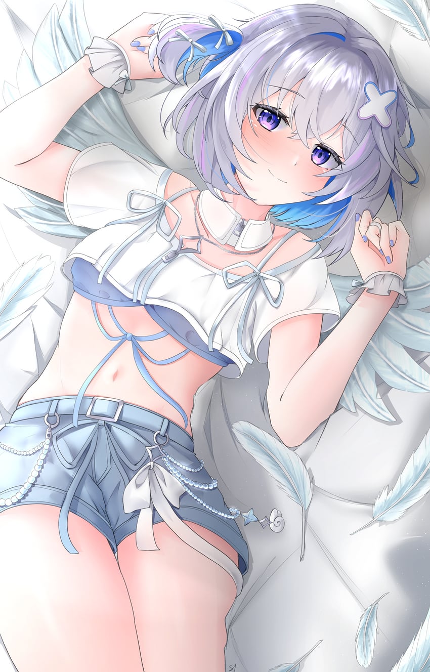 amane kanata (hololive and 1 more) drawn by st-147