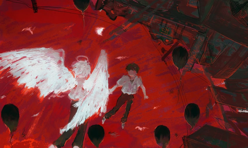 ikari shinji and nagisa kaworu (neon genesis evangelion) drawn by hj_hikari0606