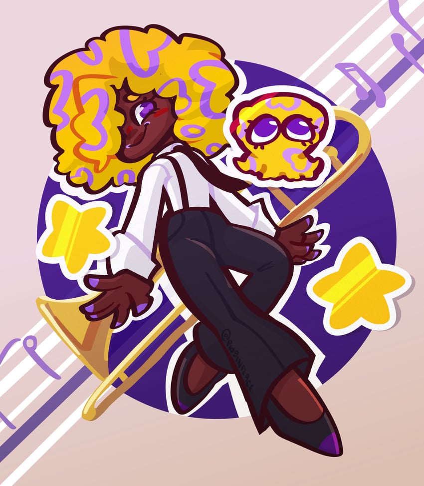tao blu (splatoon and 1 more) drawn by pidginplace