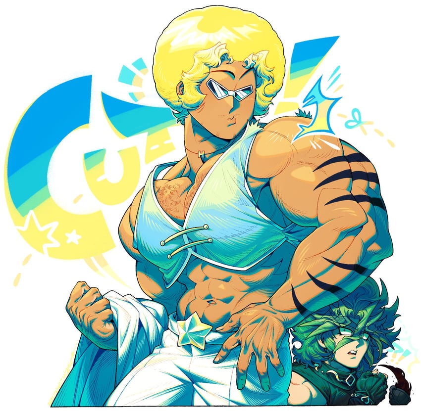 bobobo-bo bo-bobo and halekulani (bobobo-bo bo-bobo) drawn by wonderful-bengo