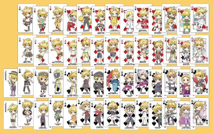 hatsune miku, kagamine len, and allen avadonia (vocaloid and 3 more) drawn by hekicha
