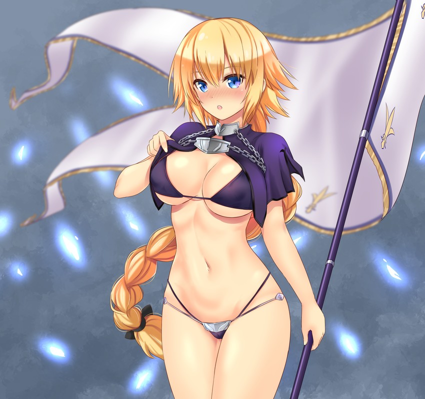 jeanne d'arc and jeanne d'arc (fate and 2 more) drawn by mint(cer...
