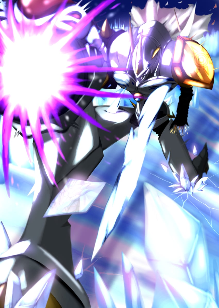 omegamon (digimon and 1 more) drawn by hudie_jun