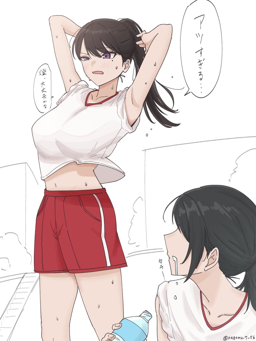 shiina taki and yahata umiri (bang dream! and 1 more) drawn by nagomu_7_56