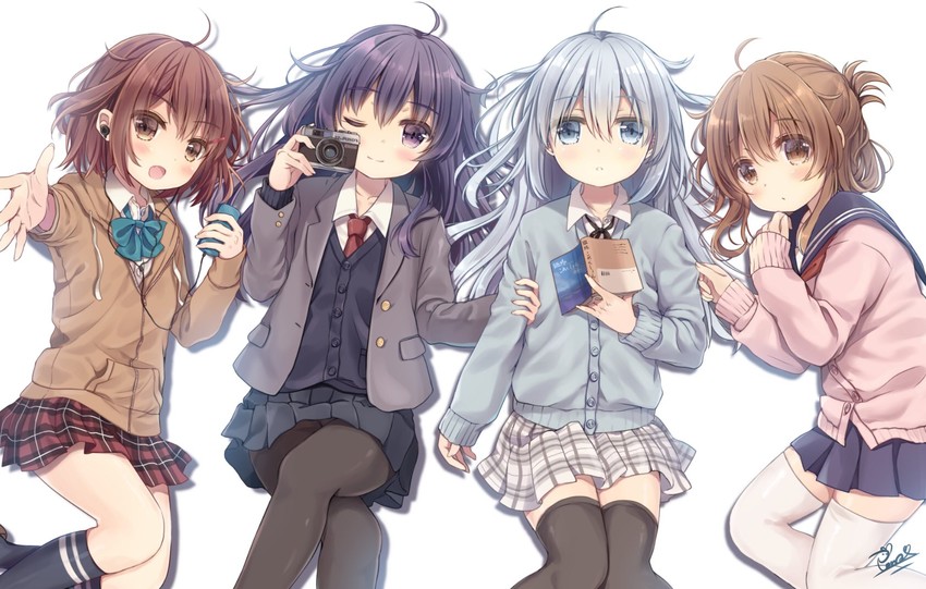 hibiki, inazuma, ikazuchi, and akatsuki (kantai collection) drawn by mitsuki_ponzu