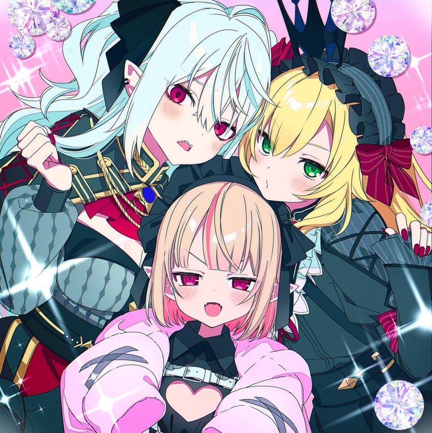 makaino ririmu, kuzuha, uzuki kou, and sanya (nijisanji) drawn by fuubuu
