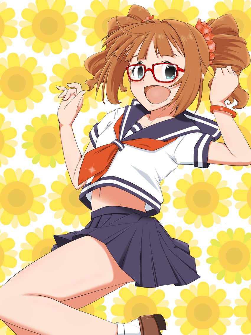 takatsuki yayoi (idolmaster and 2 more) drawn by the_end_of_chun