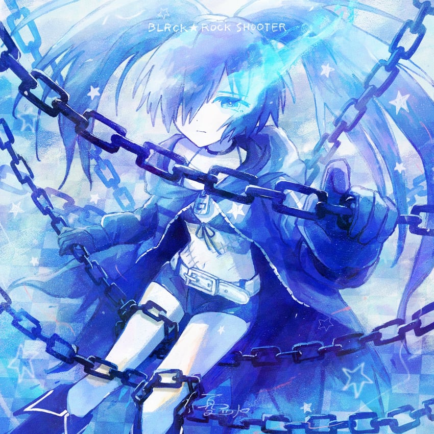 black rock shooter (black rock shooter) drawn by urei_(4ka_urei)