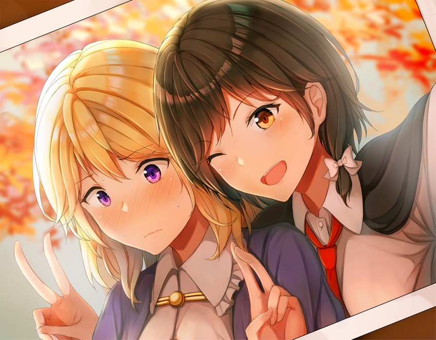 usami renko and maribel hearn (touhou) drawn by fumei_(mugendai)