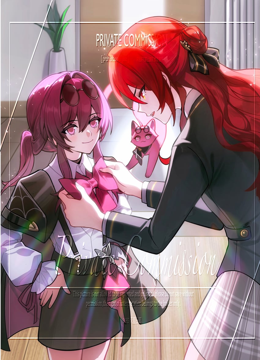 kafka and himeko (honkai and 1 more) drawn by mie_xing