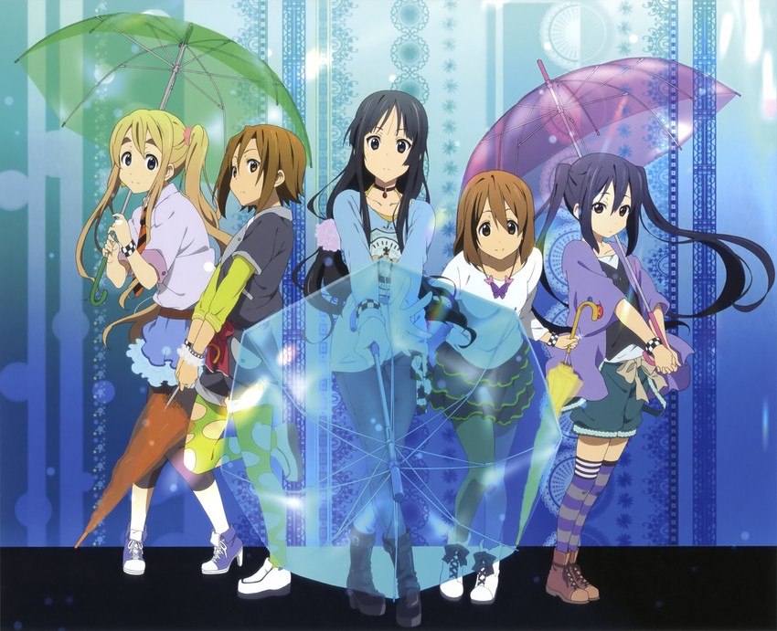 akiyama mio, nakano azusa, hirasawa yui, tainaka ritsu, and kotobuki tsumugi (k-on!) drawn by hikiyama_kayo