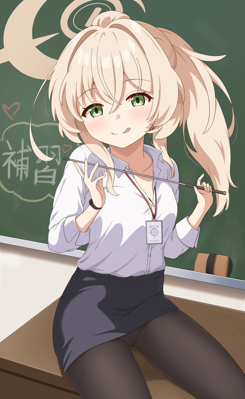 professor niyaniya (blue archive) drawn by itaba_atsushi