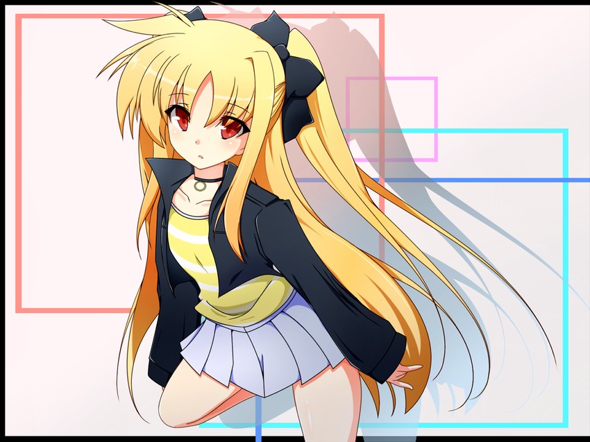 fate testarossa (lyrical nanoha and 2 more) drawn by tenpesuto
