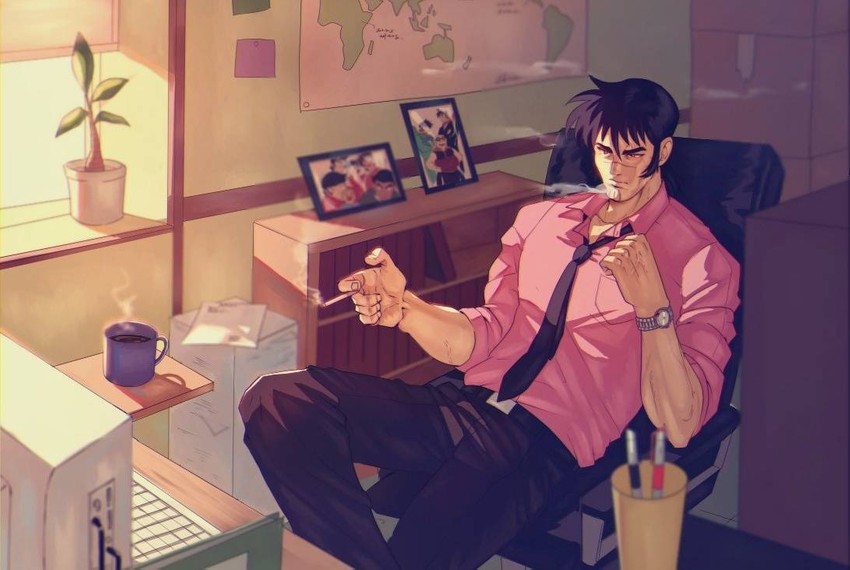 jin hayato (getter robo and 1 more) drawn by vldhomecenter