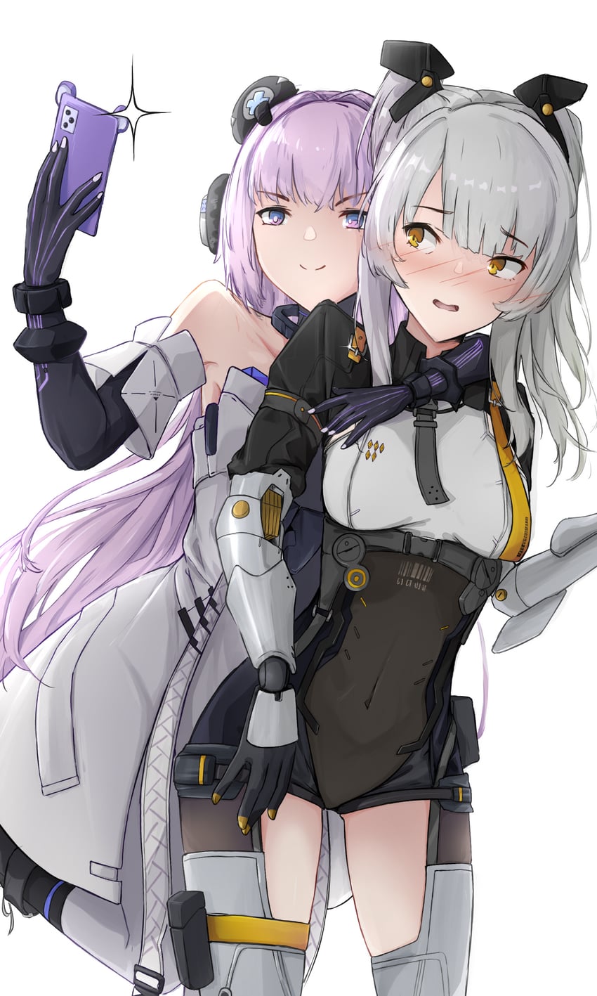 karenina, karenina: scire, teddy, and teddy: decryptor (punishing: gray raven) drawn by aikawa_yumi