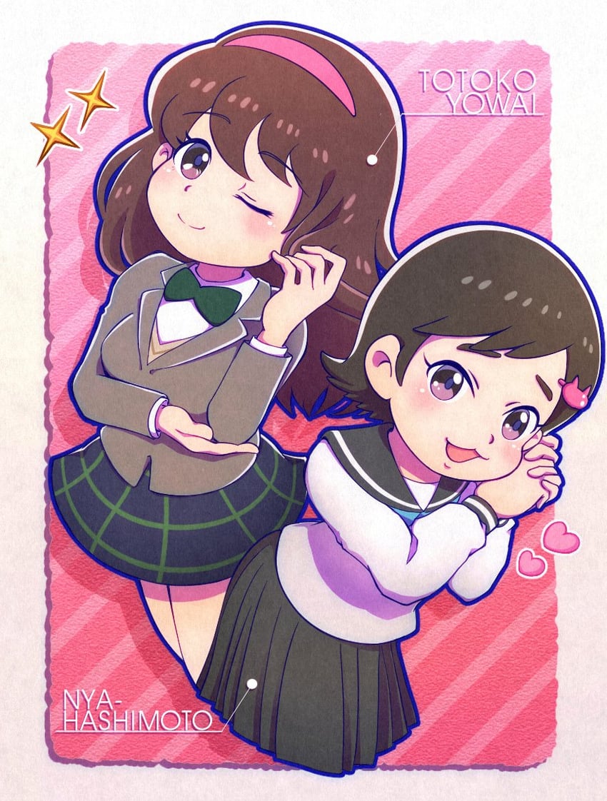 yowai totoko and hashimoto nyaa (osomatsu and 1 more) drawn by kuttieturn
