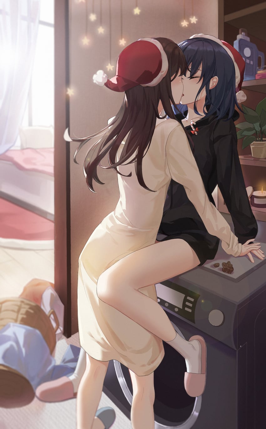 adachi sakura and shimamura hougetsu (adachi to shimamura) drawn by naga_naga