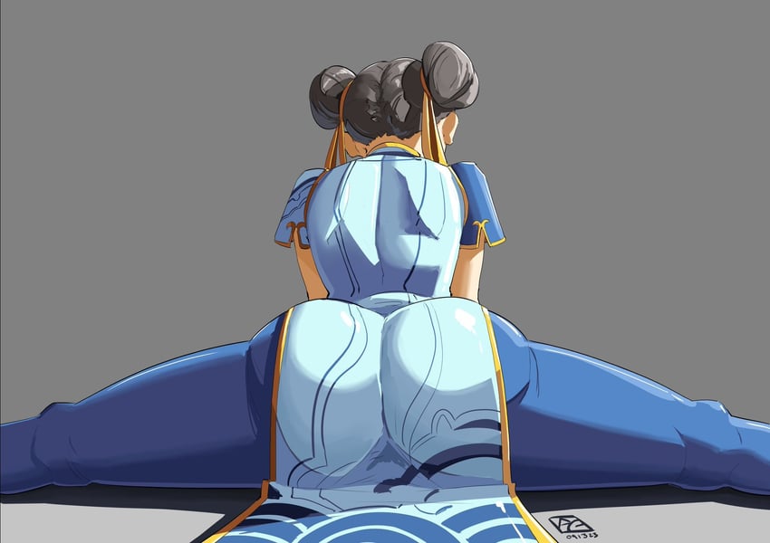 chun-li (street fighter and 1 more) drawn by automatic_giraffe