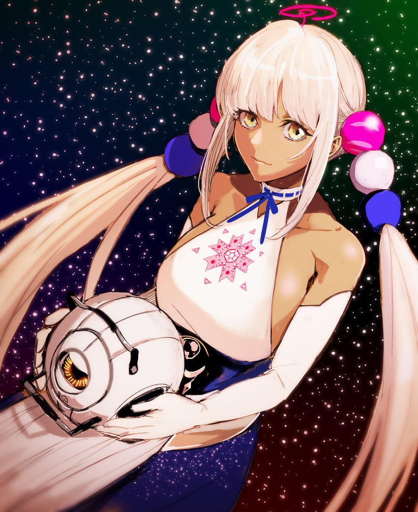 tsukumo sana and space core (hololive and 3 more) drawn by hinomoto_madoka
