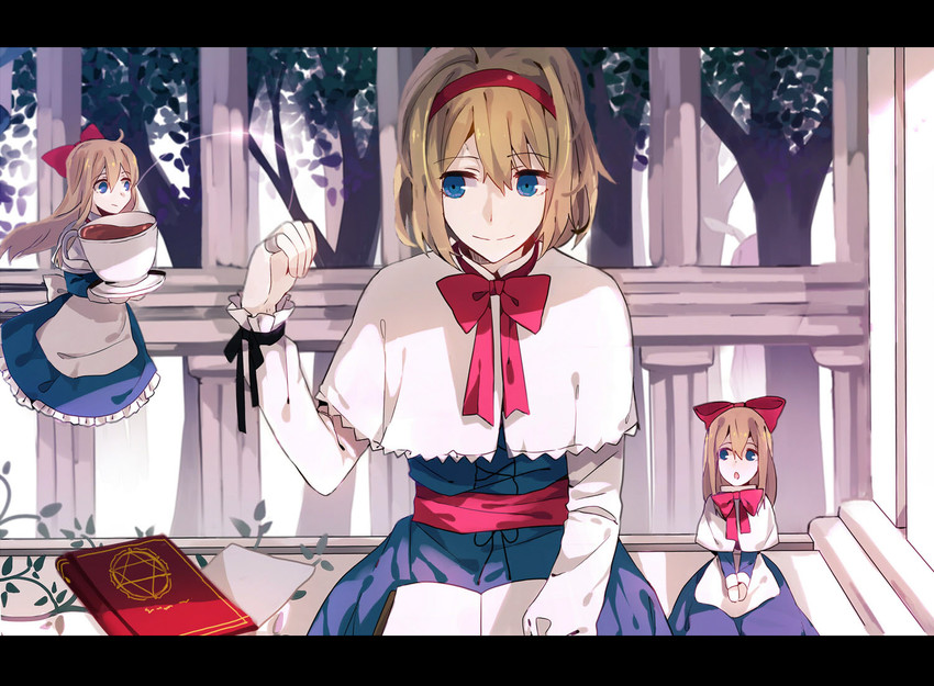 alice margatroid and shanghai doll (touhou) drawn by red_medicine