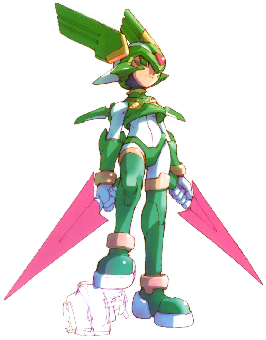 sage harpuia (mega man and 1 more) drawn by nakayama_tooru