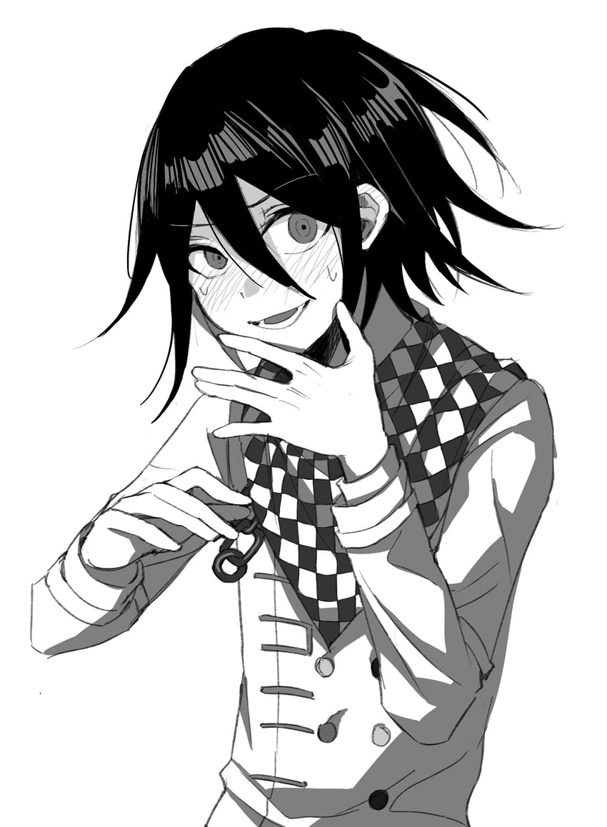 oma kokichi (danganronpa and 1 more) drawn by lull_brook_(brookuu)