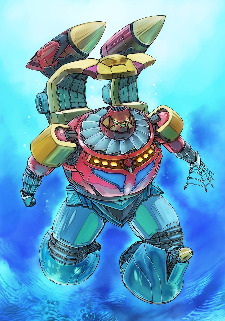 getter poseidon (getter robo and 1 more) drawn by yamanushi