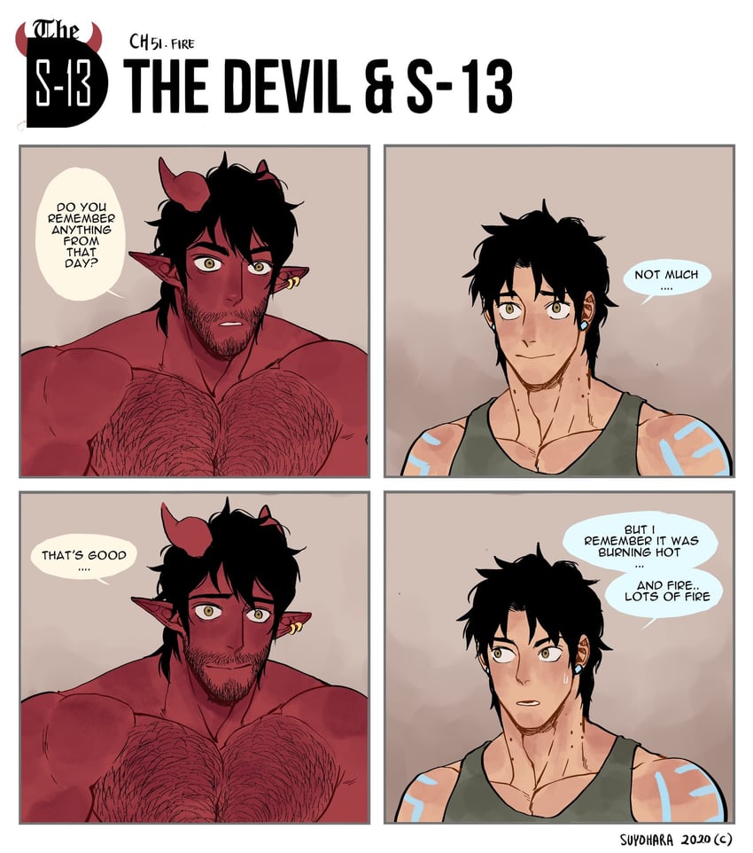 steen and dominique (the devil and s-13) drawn by suyohara