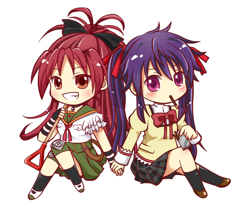sakura kyoko and ebisuzawa kurumi (mahou shoujo madoka magica and 3 more) drawn by 773_(kurage773)