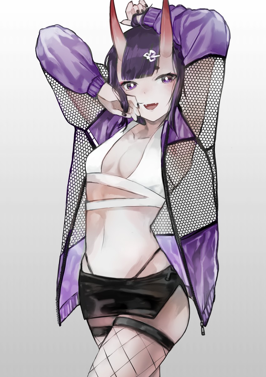 shuten douji (fate and 1 more) drawn by ynion