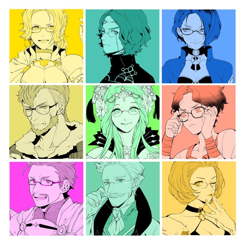 rhea, shamir nevrand, manuela casagranda, catherine, seteth, and 4 more (fire emblem and 1 more) drawn by ashinamaturi