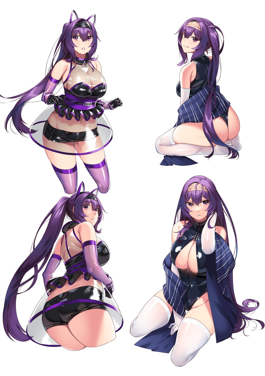 sagisawa fumika and hie (original and 2 more) drawn by hiememiko