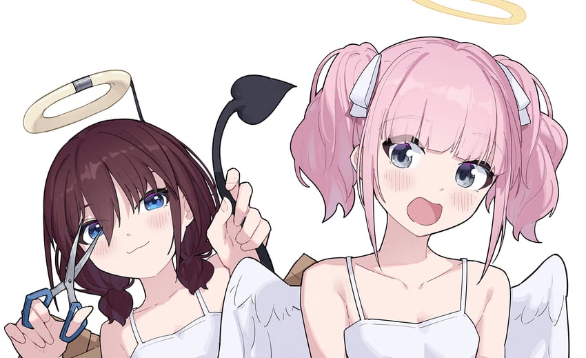 iseri nina and hina (girls band cry) drawn by yun_cao_bing